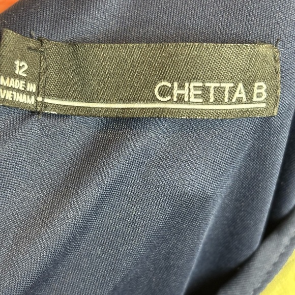 Women’s Chetta B Long Floral Dress Size 12 - Picture 6 of 6